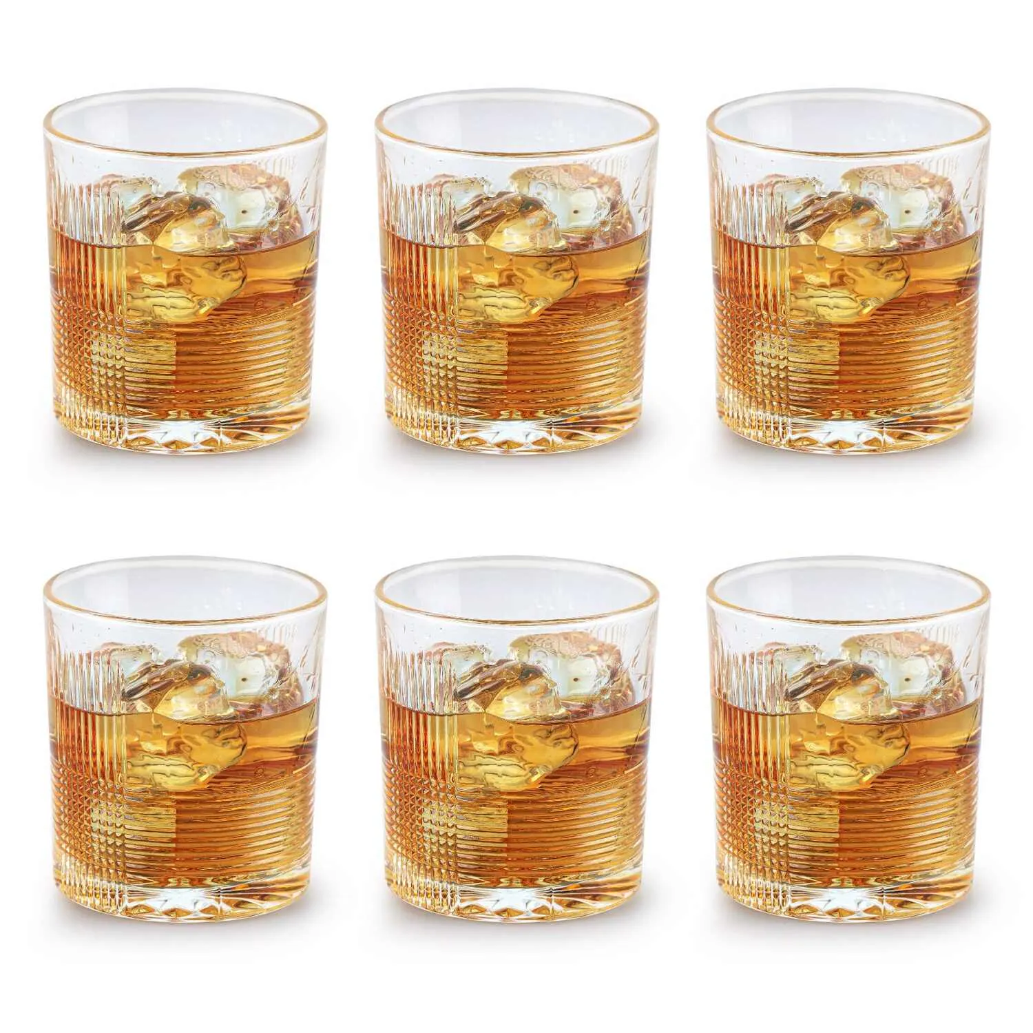 Enigma Glass Tumblers, Set of 6