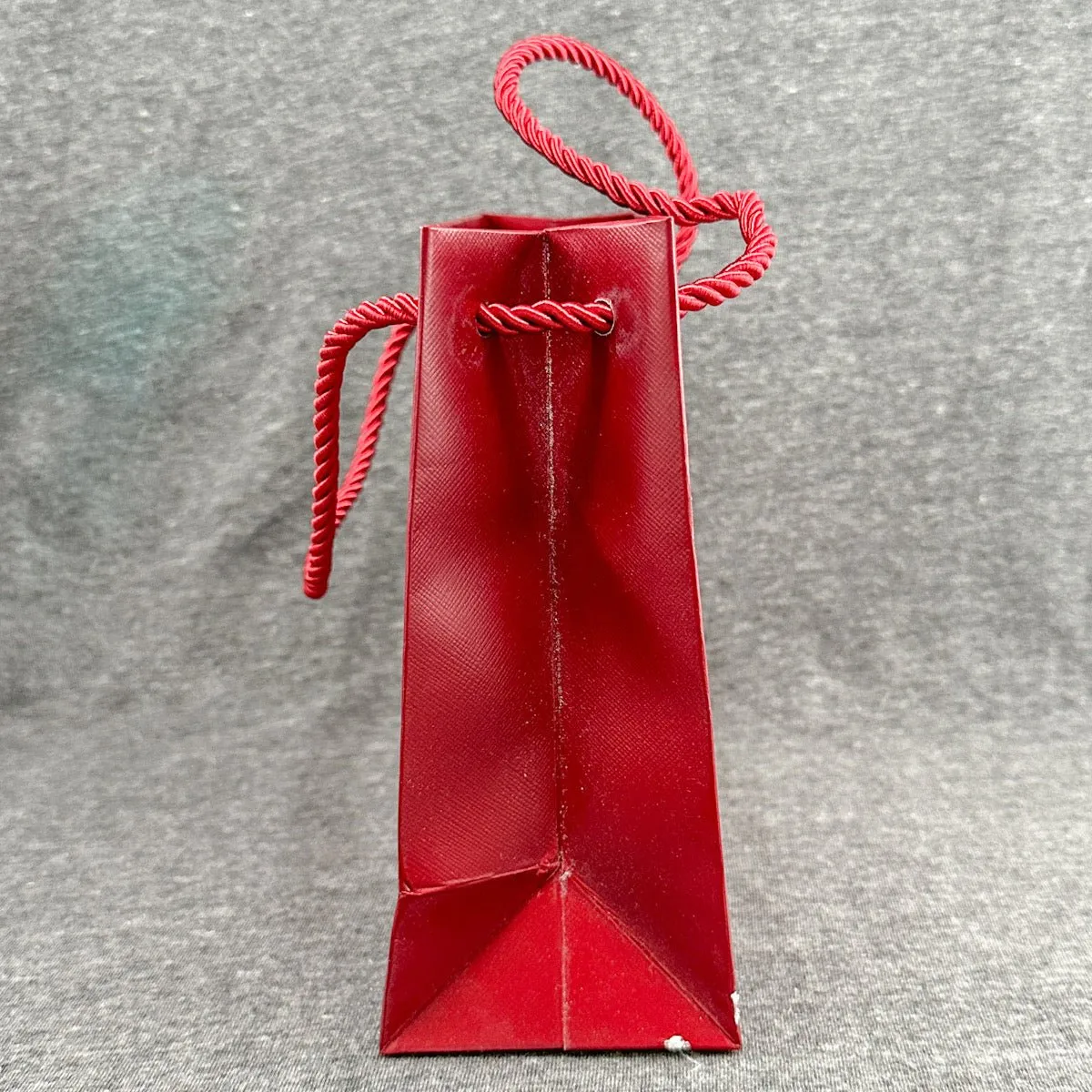 Estate Cartier Red Bracelet Box w. Bag & Pouch (Empty)