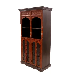 Exotic Carved Door Cabinet