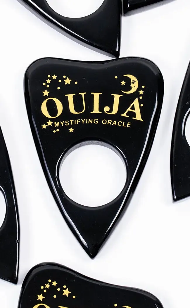 Extra Large Obsidian Carved Ouija Planchettes