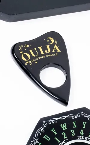 Extra Large Obsidian Carved Ouija Planchettes