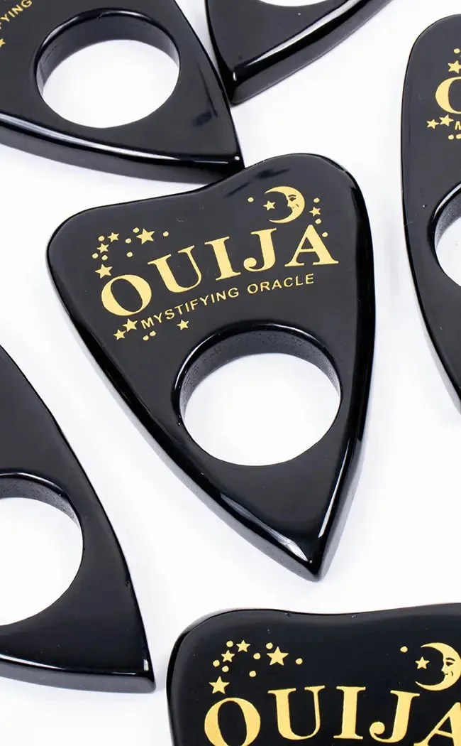 Extra Large Obsidian Carved Ouija Planchettes