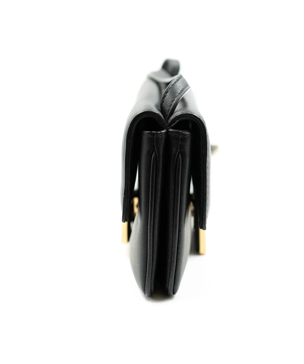 Fendi Black Double Face Baguette Cross Body Bag - AWL3981