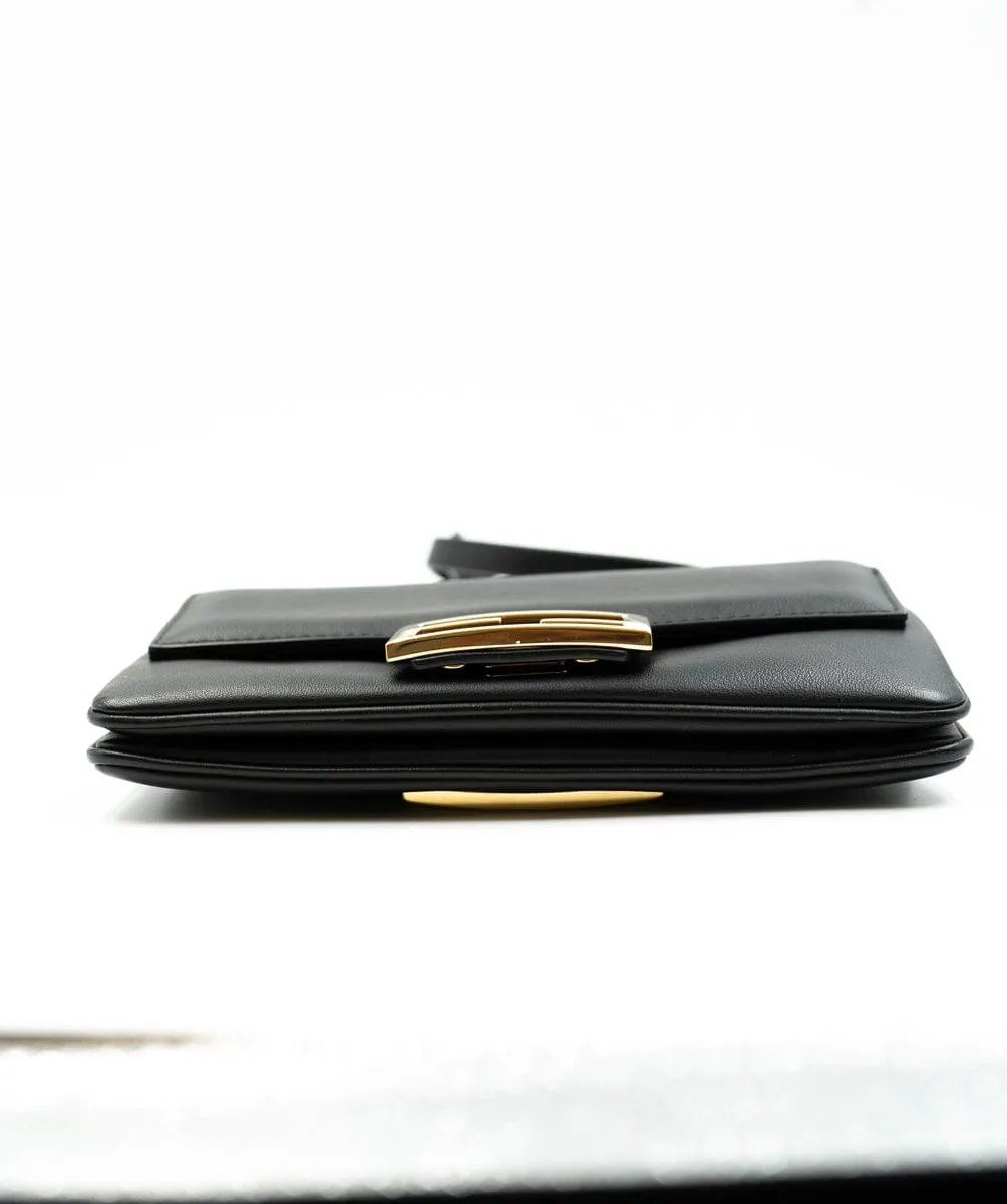Fendi Black Double Face Baguette Cross Body Bag - AWL3981