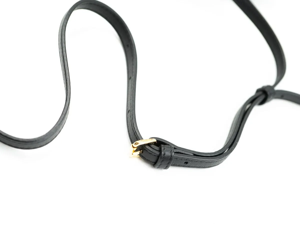 Fendi Black Double Face Baguette Cross Body Bag - AWL3981