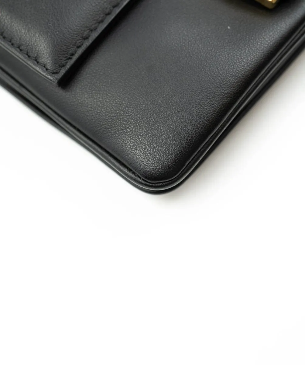 Fendi Black Double Face Baguette Cross Body Bag - AWL3981