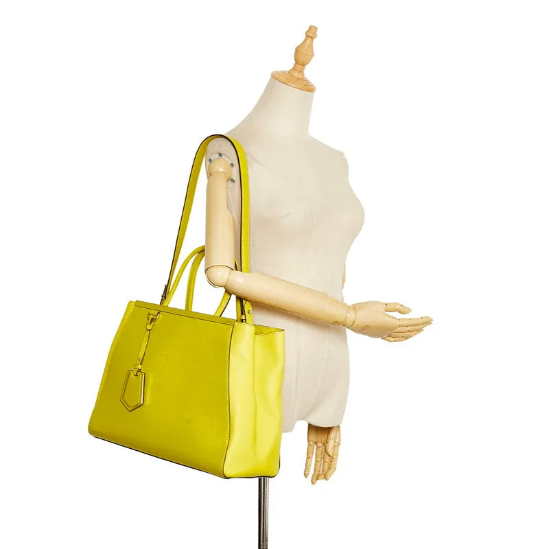Fendi Leather 2Jours Elite Handbag - '10s