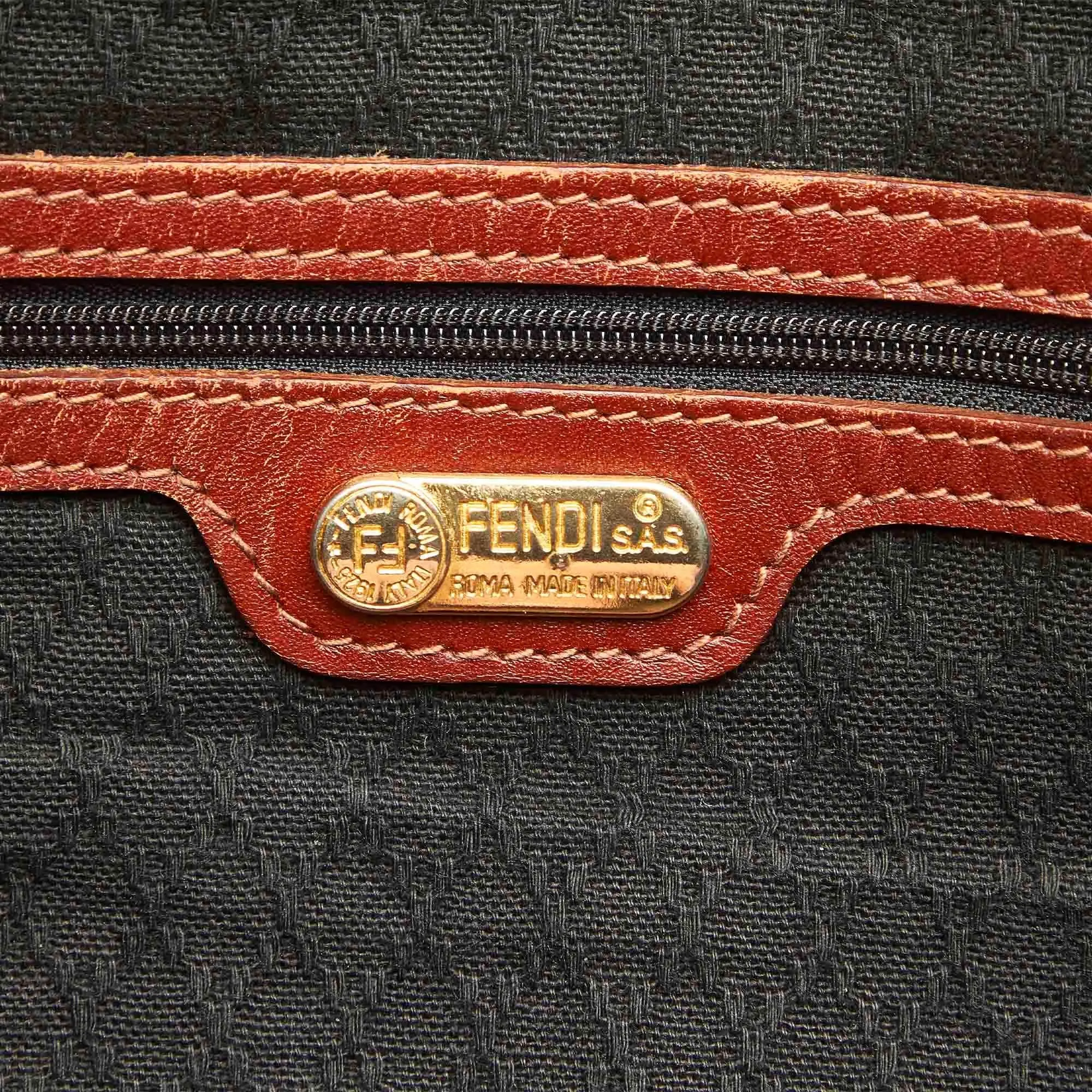 Fendi Pequin Boston Bag (SHG-22405)