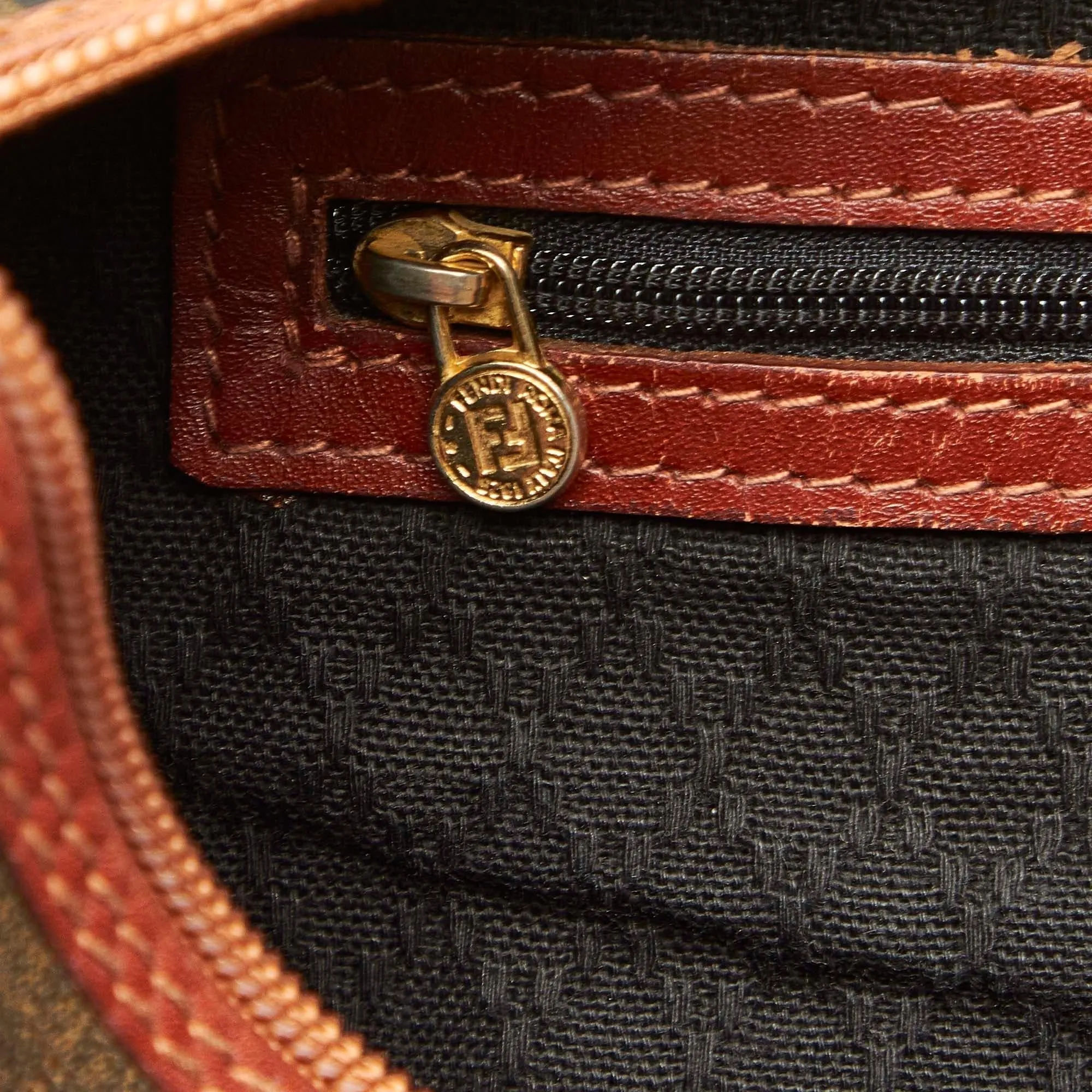 Fendi Pequin Boston Bag (SHG-22405)