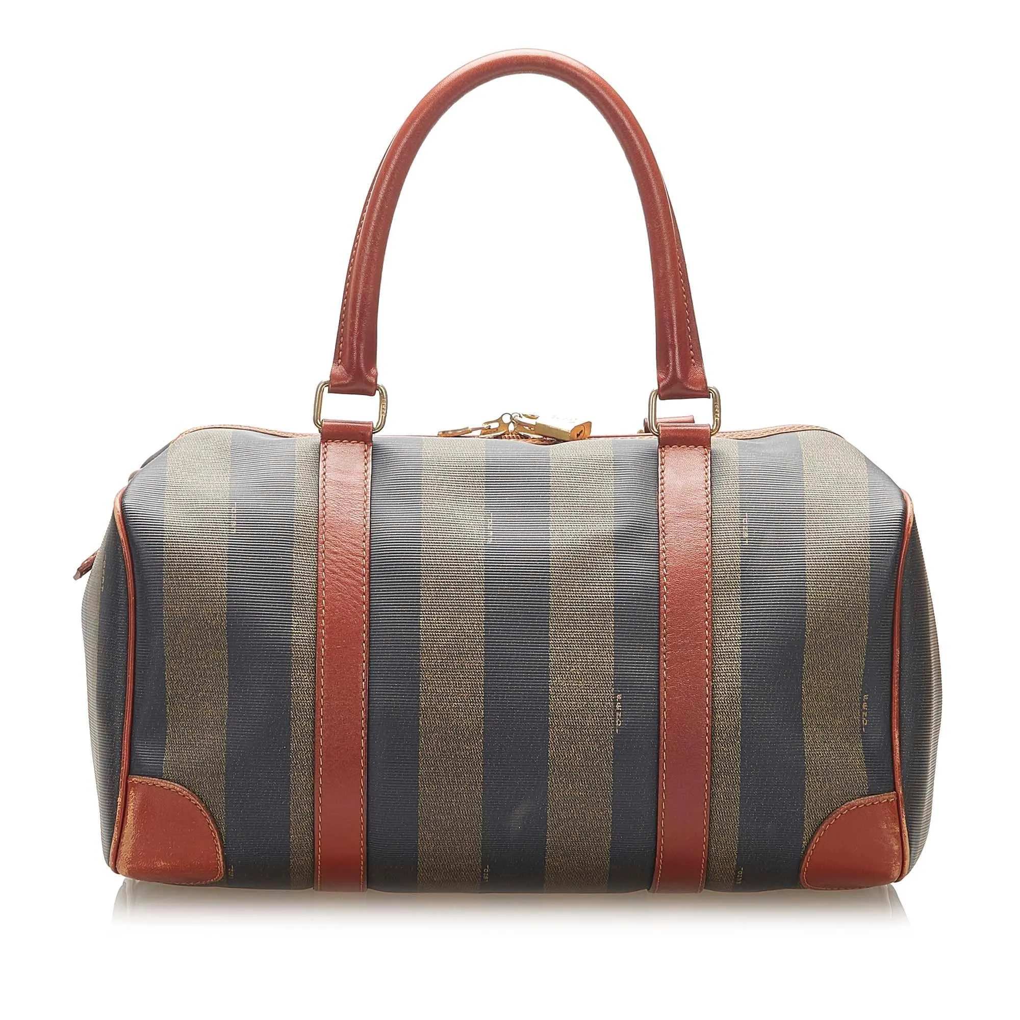 Fendi Pequin Boston Bag (SHG-22405)