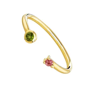 FJ0086 925 Sterling Silver CZ Open Ring