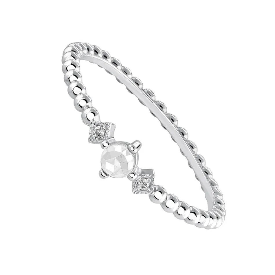 FJ0096 925 Sterling Silver vintage small  Ring