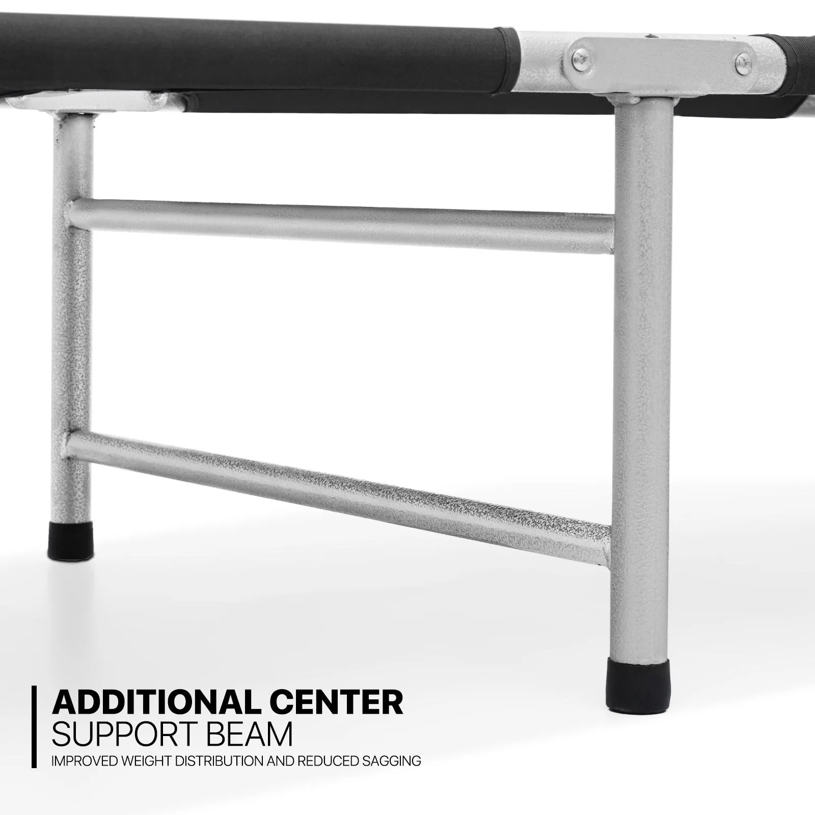 Folding Cot Portable Reclining Military Bed w/Carry Bag