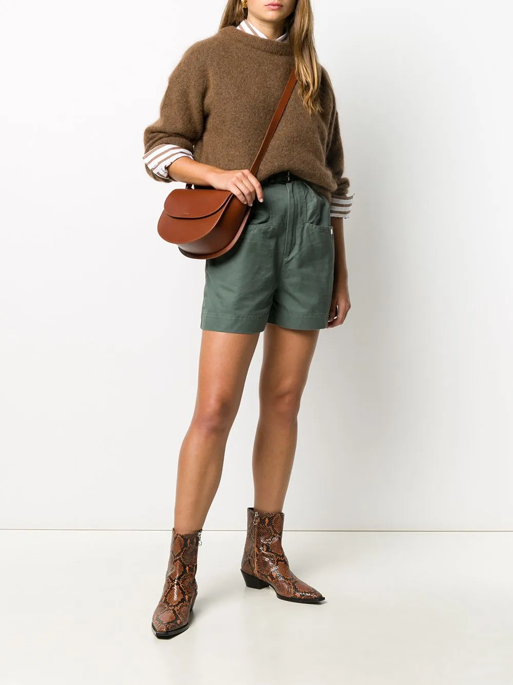 Geneve flap shoulder bag