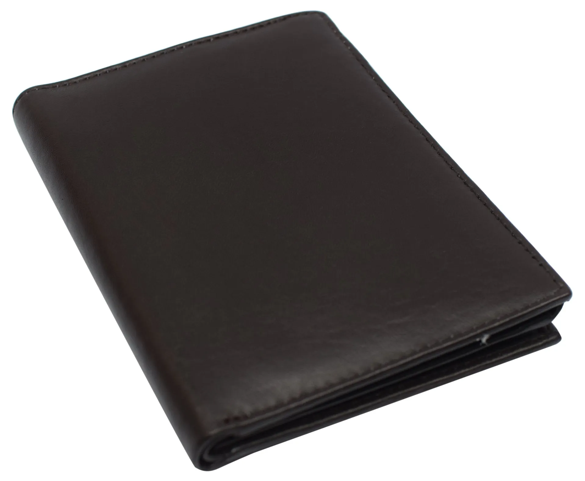 Genuine Leather European Style Large Hipster Bifold Mens Wallet RFID Blocking