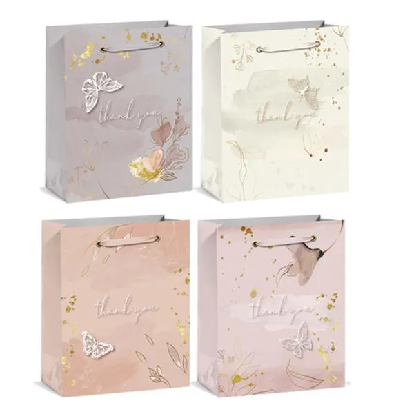 GIFT BAG Thank You LGE 26x32x12.5cm 4asst