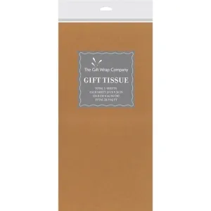 Gold Metallic Tissue Paper (5 Sheets)