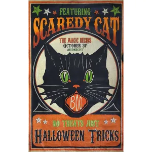 Halloween Cat - Full Round Drill Diamond Painting 30*45CM