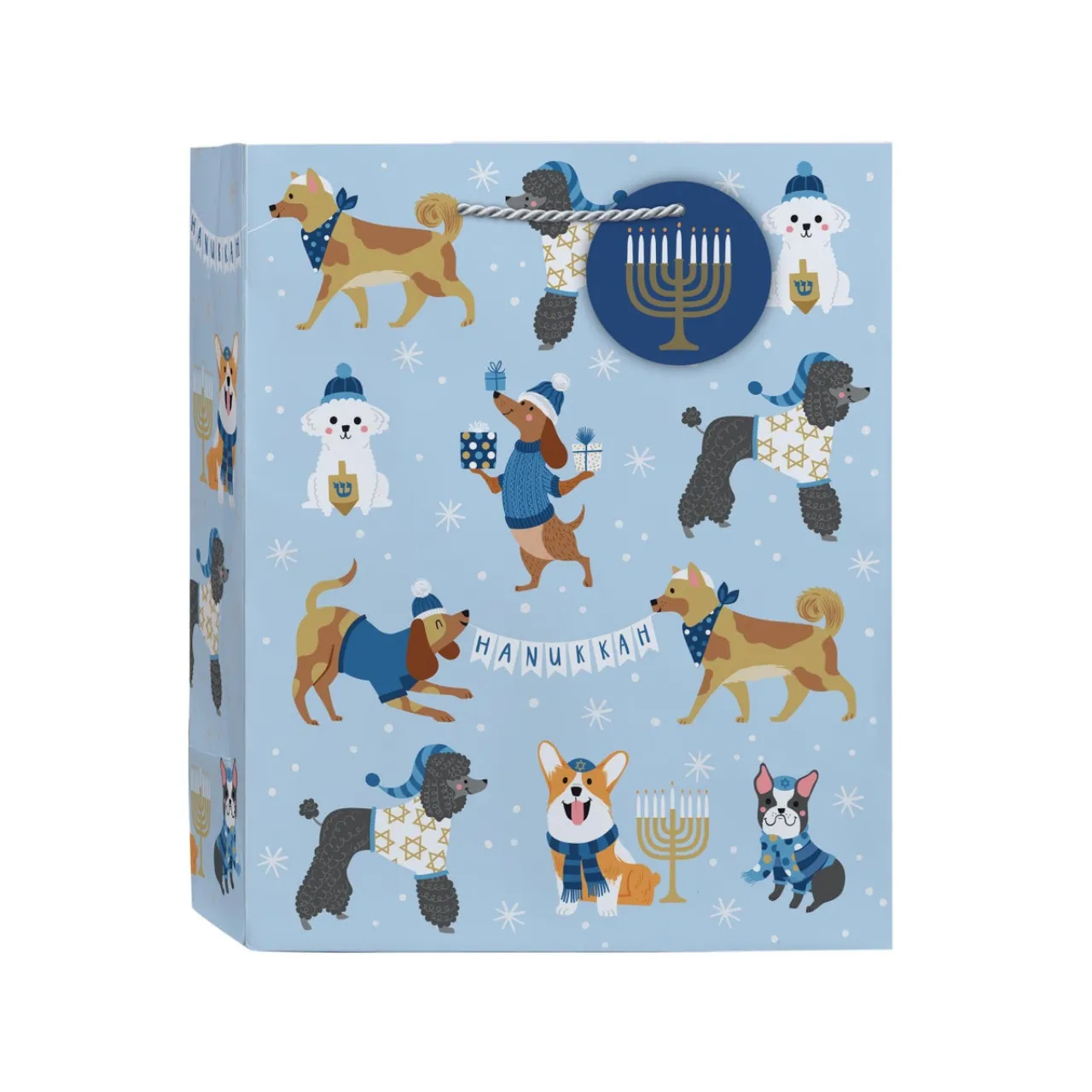 Happy Hanukkah - Pups Holiday Gift Bags
