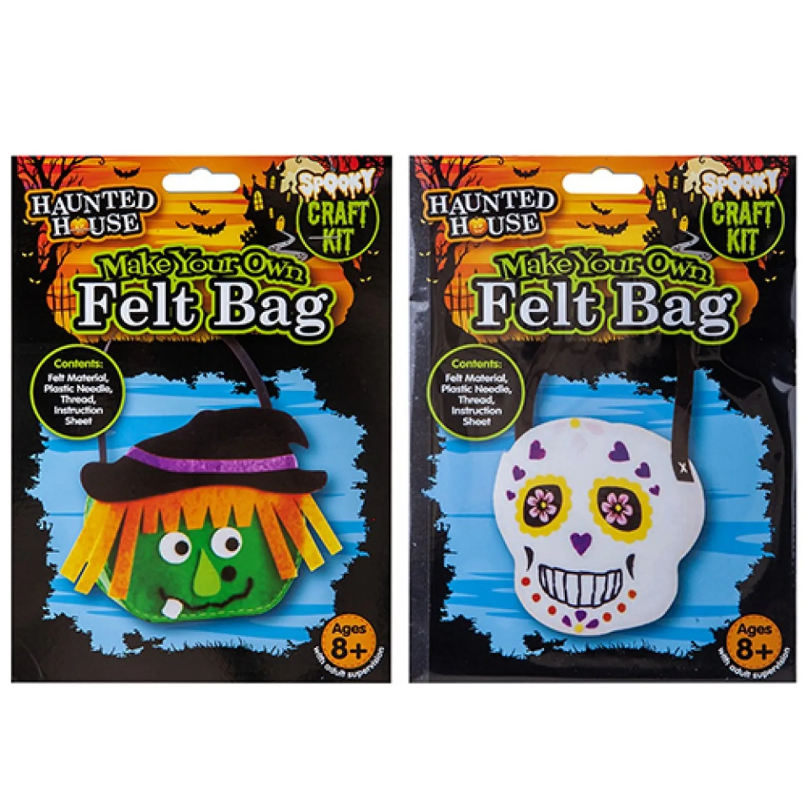 Haunted House Make Your Own Halloween Felt Bag