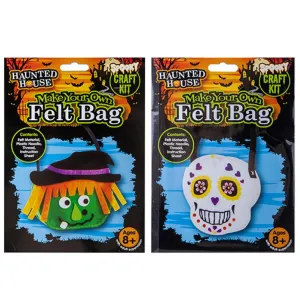 Haunted House Make Your Own Halloween Felt Bag