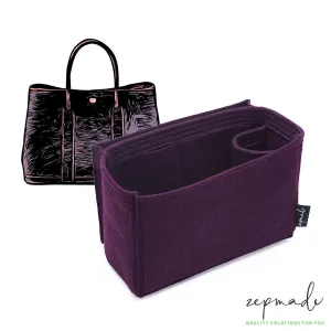 Hermes Garden Party Bag Models Organizer Insert, Purse Organizer with Laptop Compartment and Single Bottle Holder