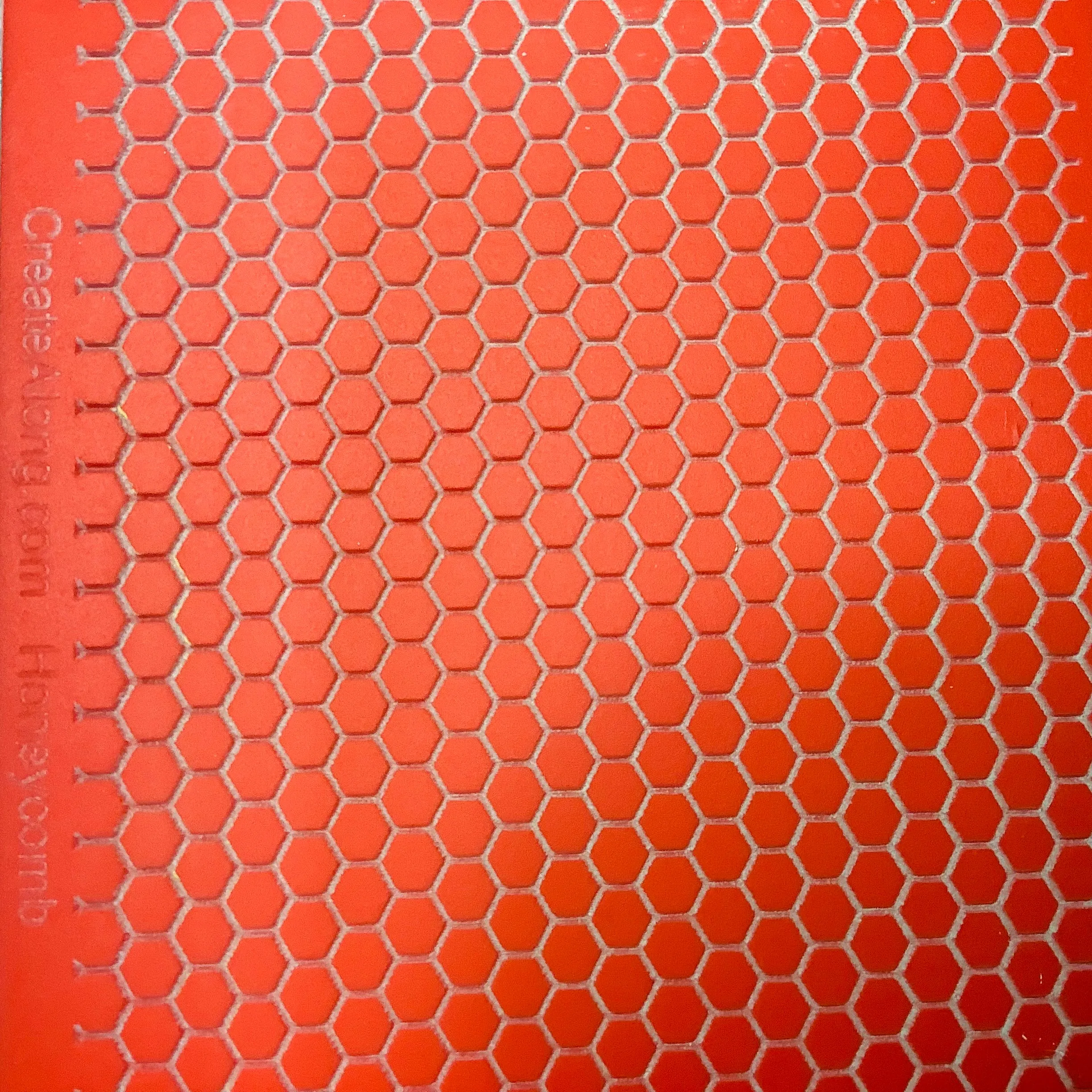 Honeycomb Rubber Stamp Texture Sheet Mat for polymer clay metal clay mixed media art