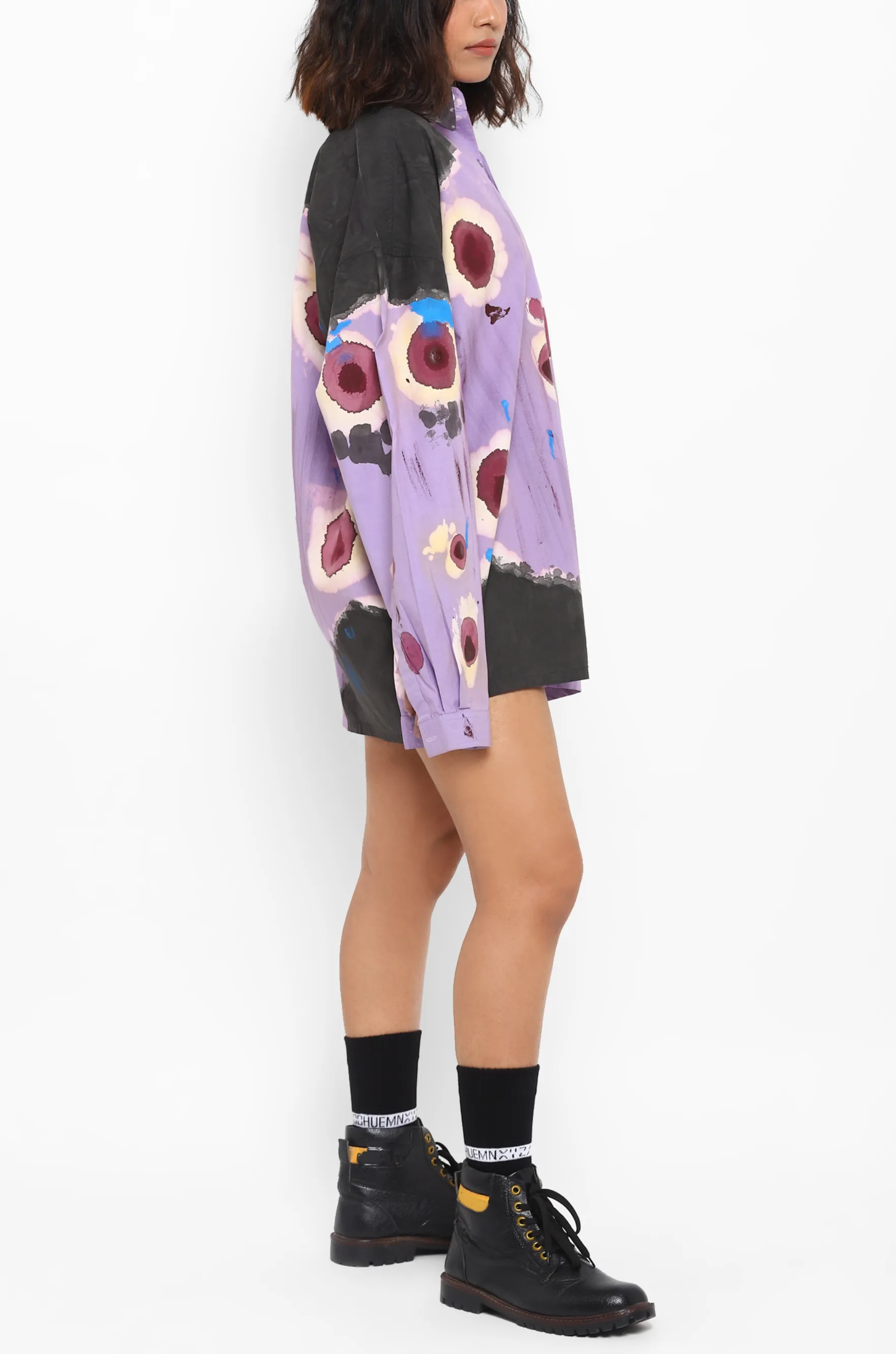 Huemn Blood Washed Shirt (Lilac)