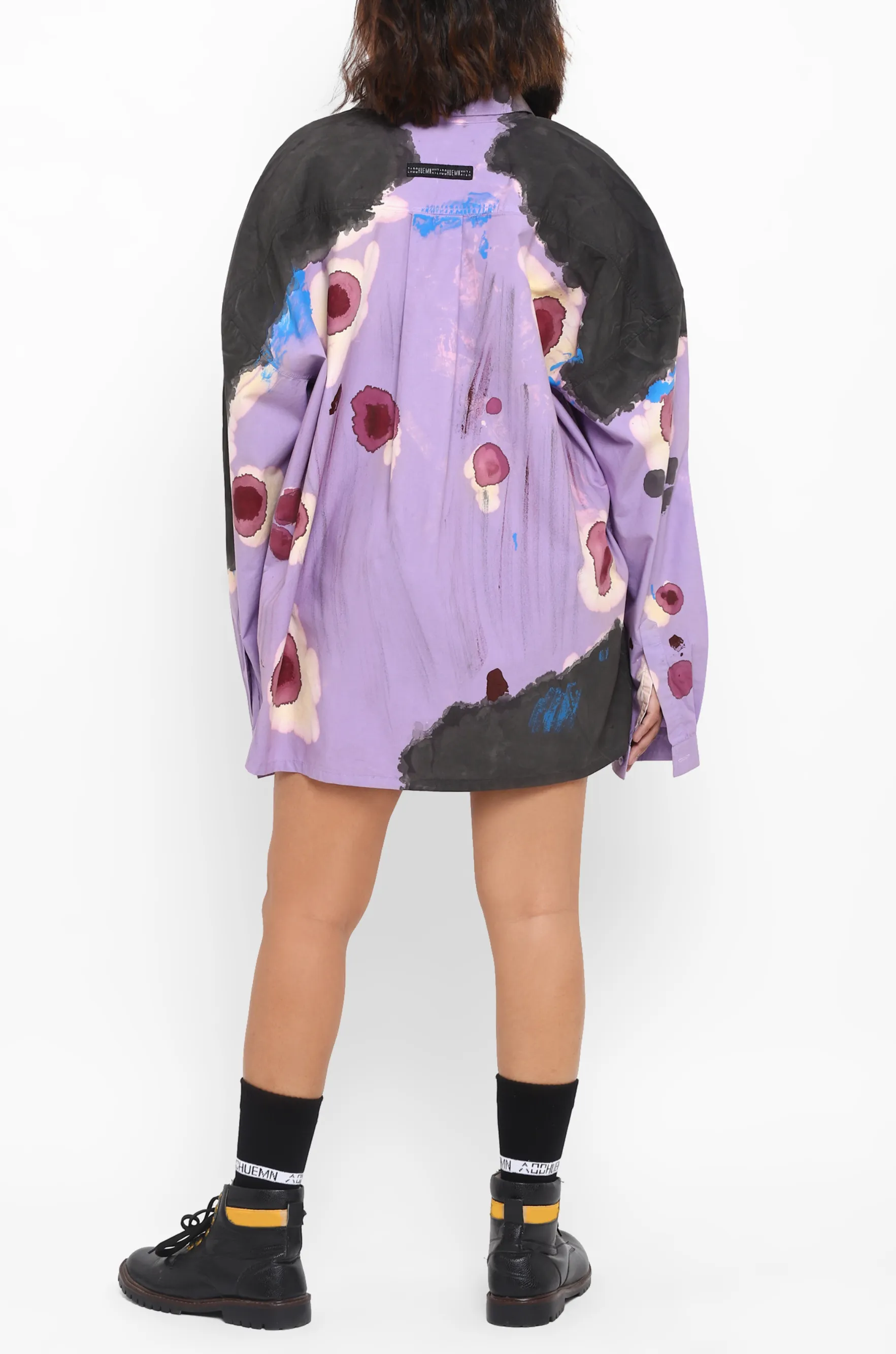 Huemn Blood Washed Shirt (Lilac)
