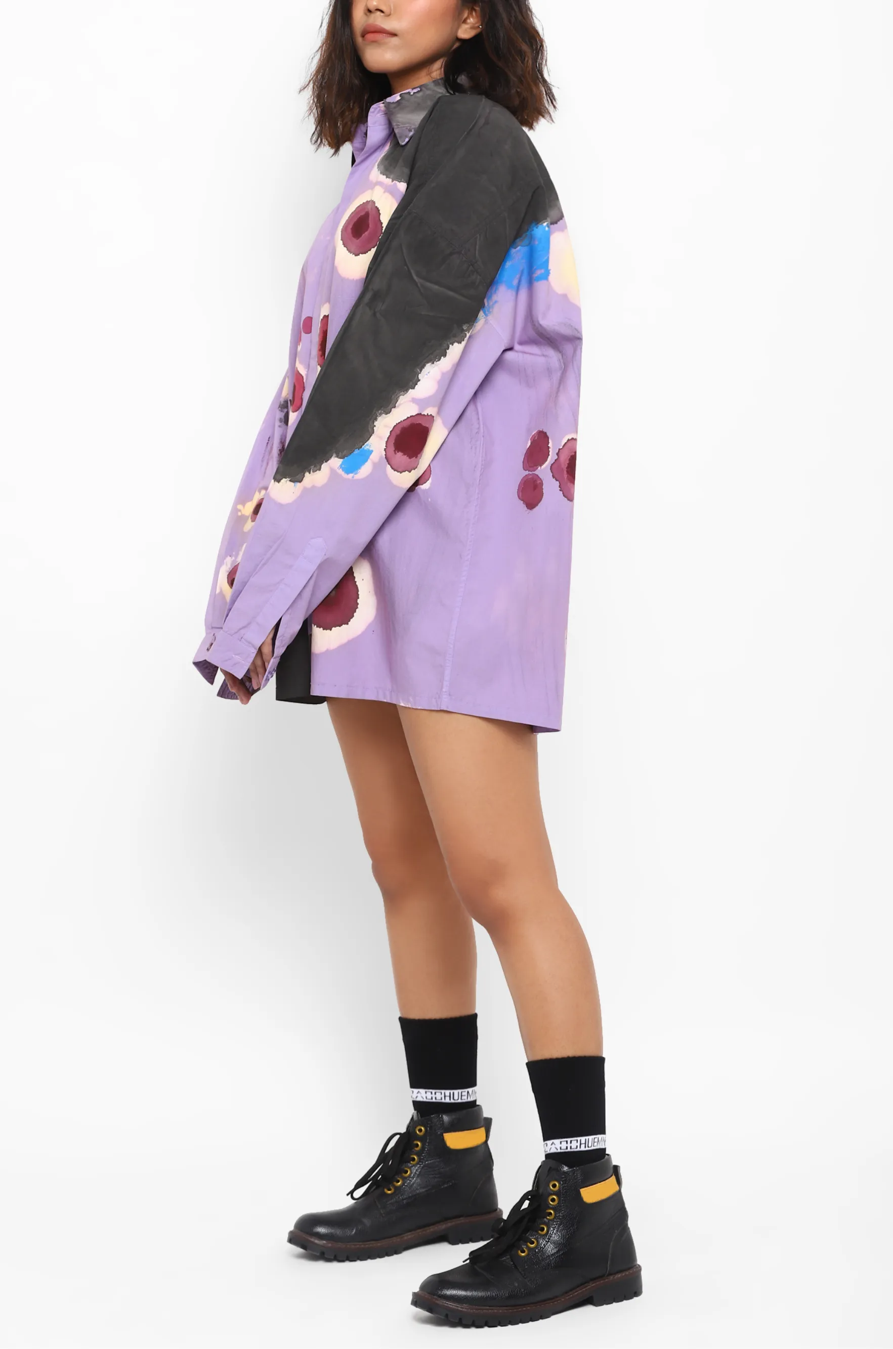 Huemn Blood Washed Shirt (Lilac)