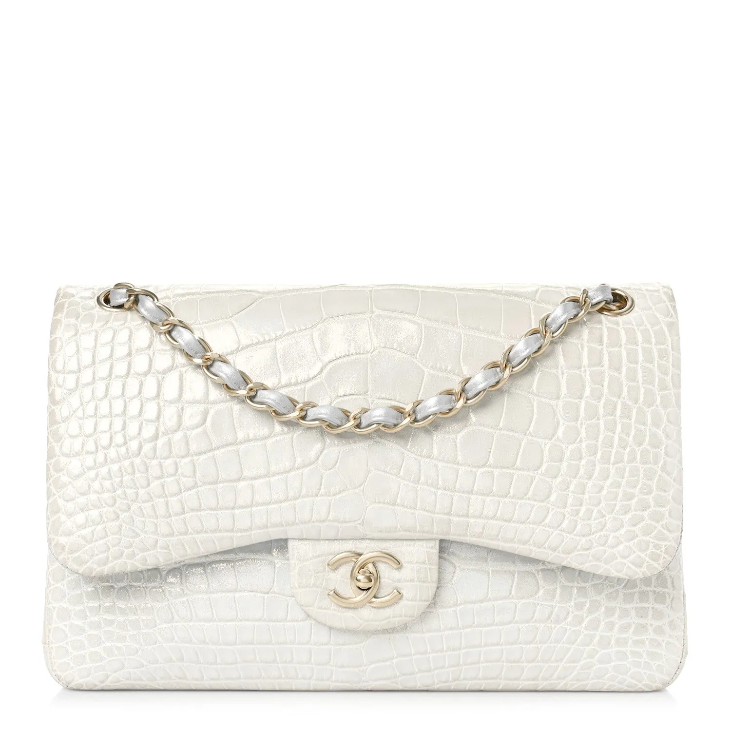 Iridescent Alligator Jumbo Double Flap Light