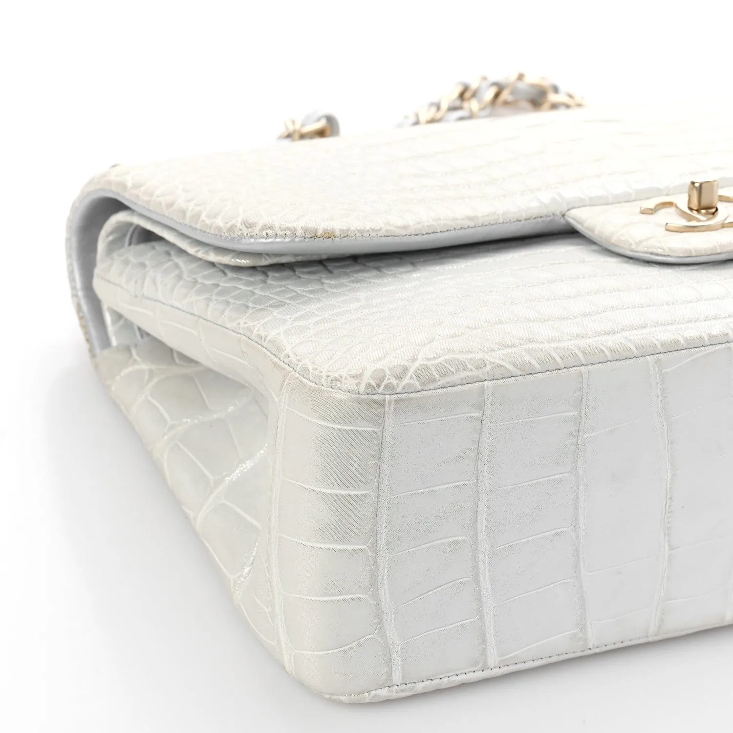 Iridescent Alligator Jumbo Double Flap Light