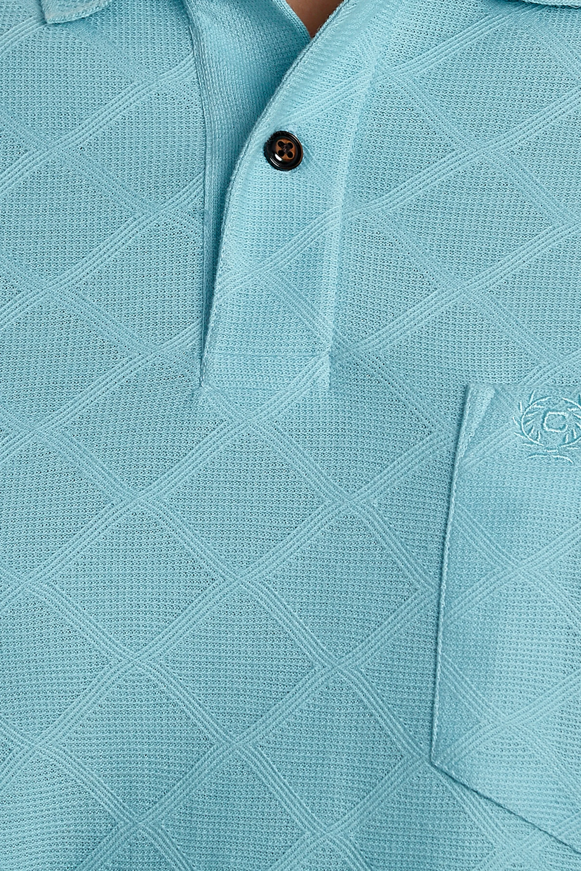 Jacquard Texture Polo