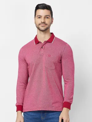 Jacquard Texture Polo