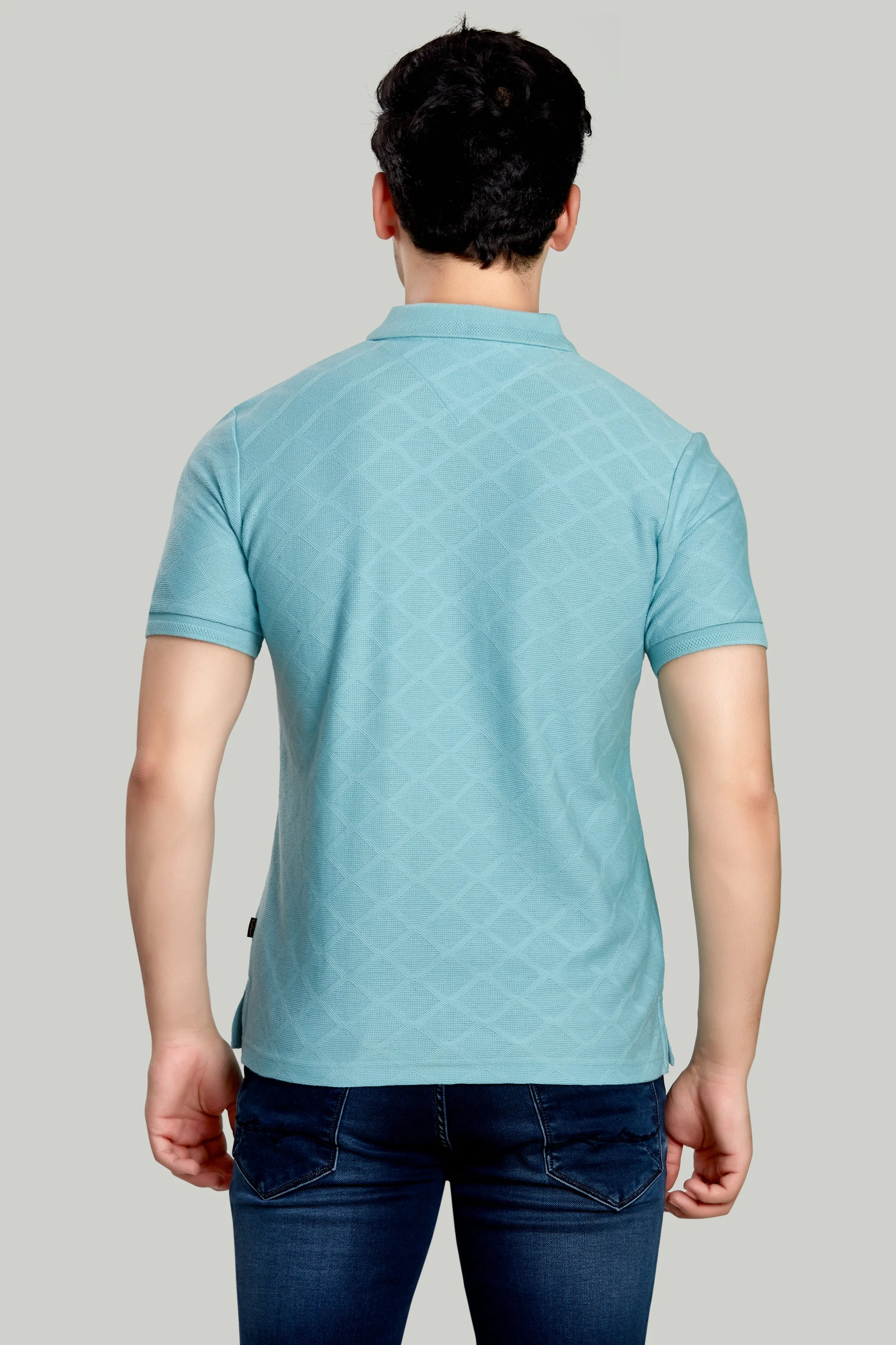 Jacquard Texture Polo