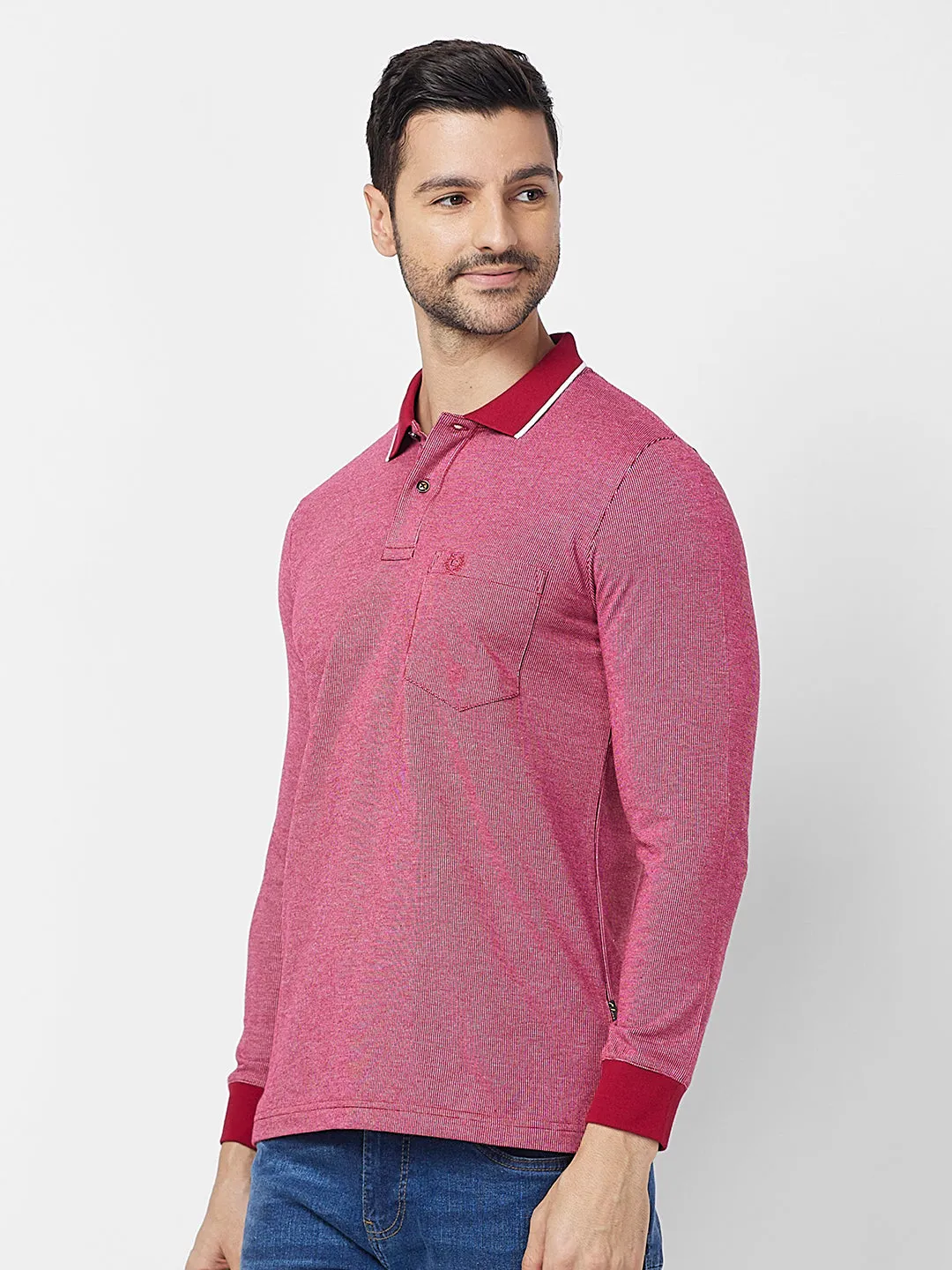 Jacquard Texture Polo
