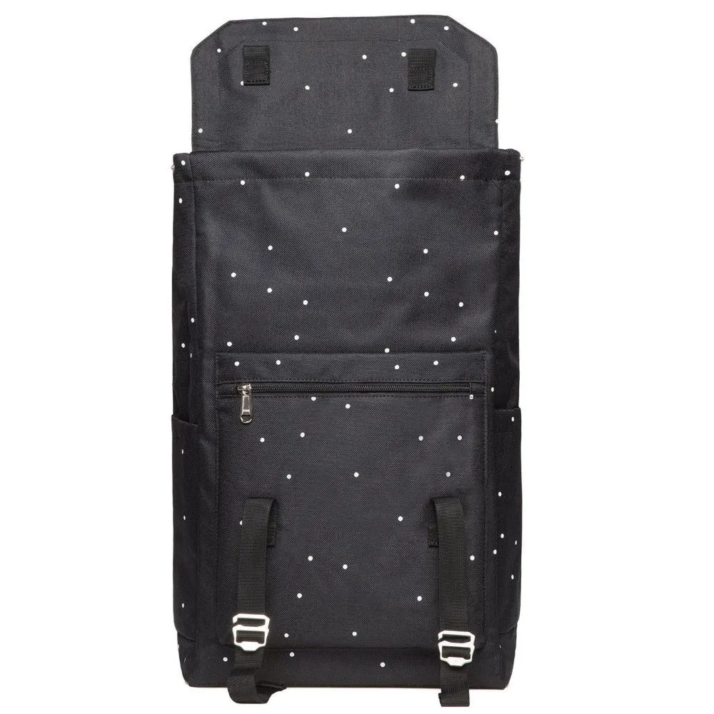 KAUKKO Backpack for city trips, KF14 ( Black-2/ 21L )