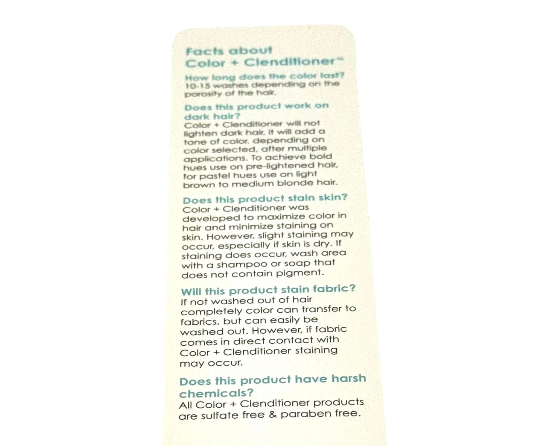 Keracolor Clenditioner Teal 12 oz
