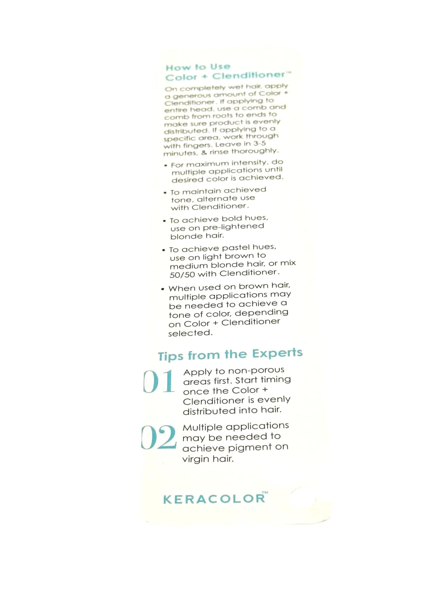 Keracolor Clenditioner Teal 12 oz