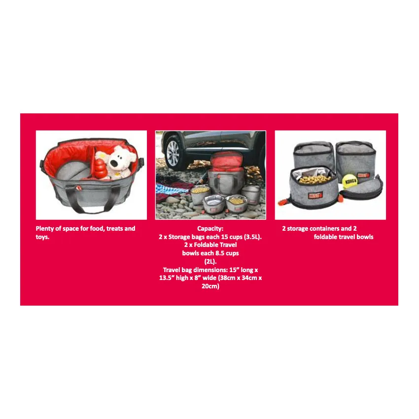 KONG Travel 5 Piece Travel Bag