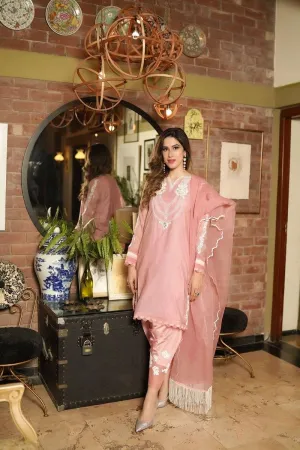 Leon - Rose Blanca - Pink - Cotton Silk - 3 Piece