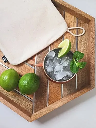 Lewis Bag for Crushed Ice (8.5 x 12.25) Vintage Style By Sip Barware of Landas Supply for Bartenders, Made of Quality Canvas