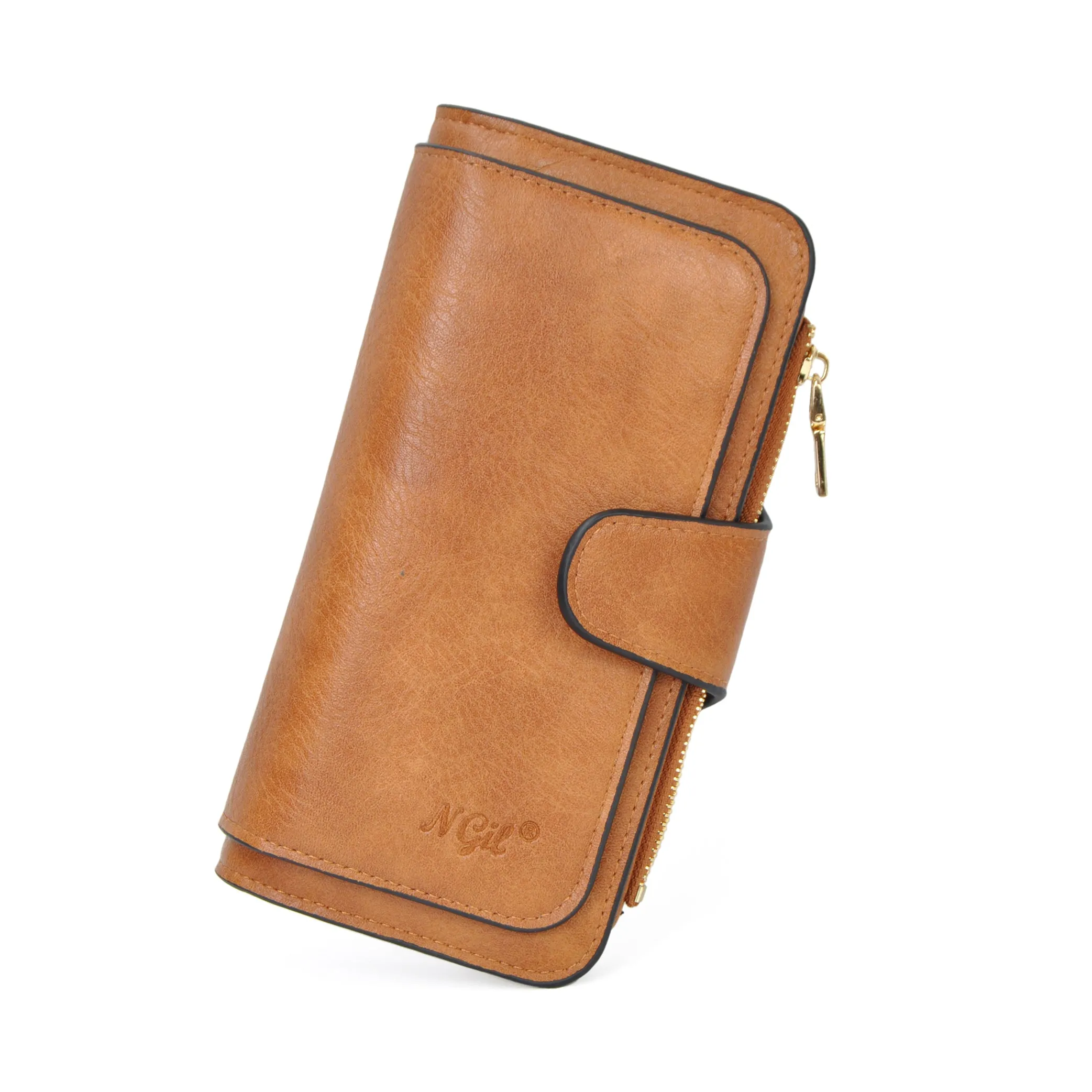 Light Brown NGIL Trifold Wallet