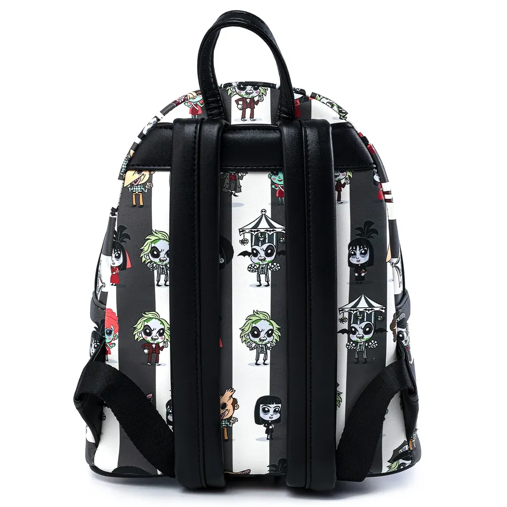 Loungefly Beetlejuice Chibi All Over Print Backpack