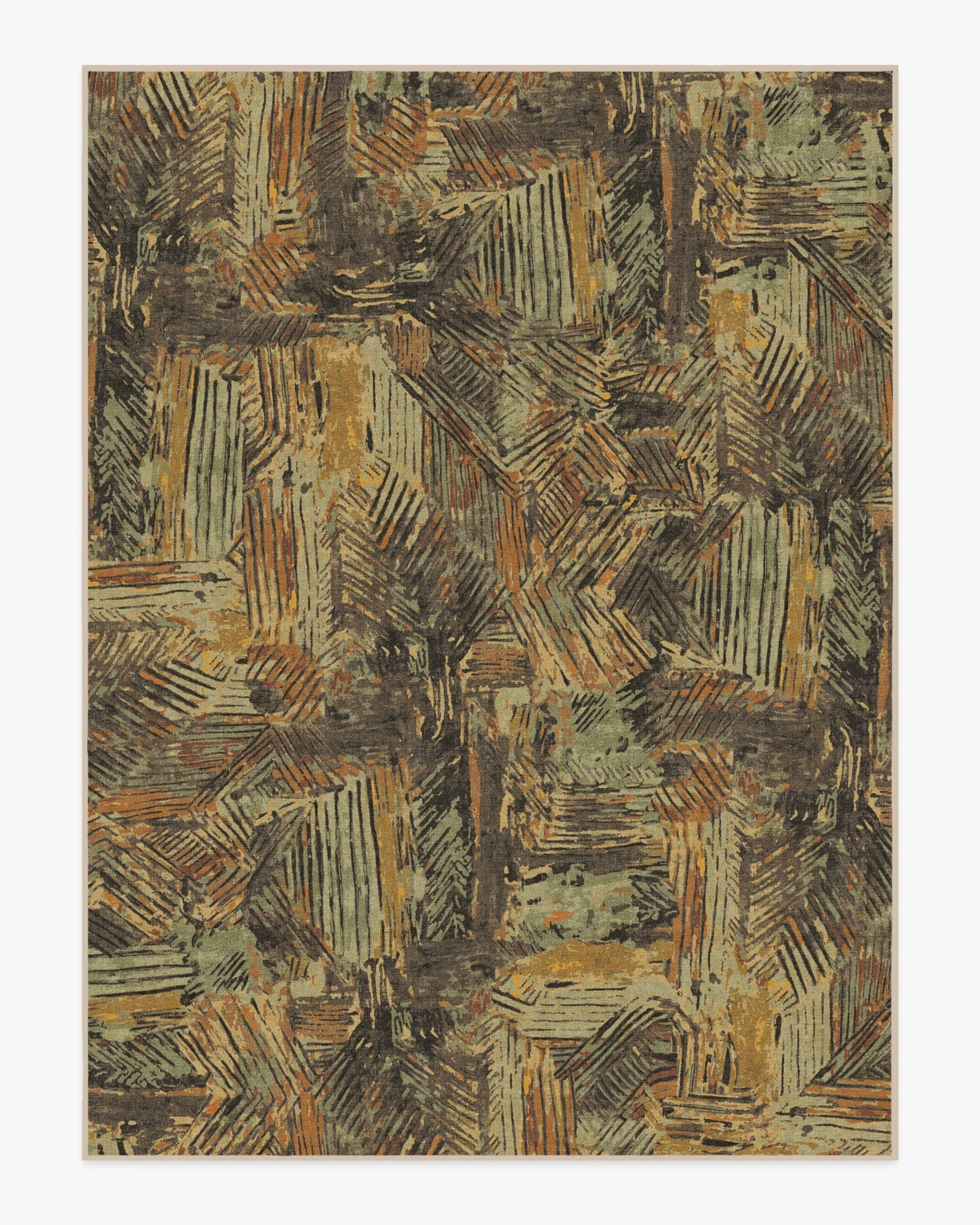 Malene Barnett Sgraffito Natural Multicolour Rug