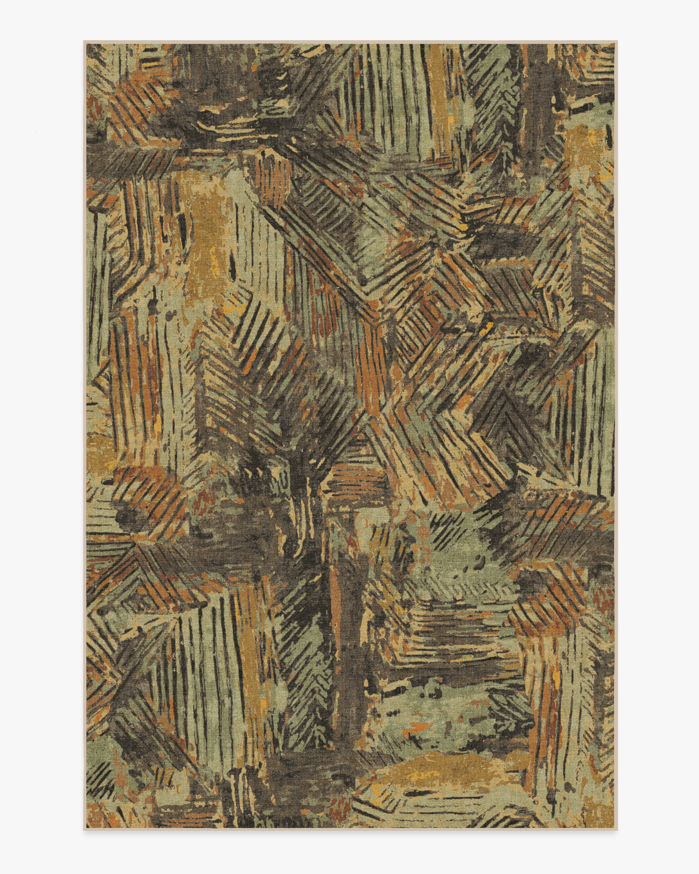Malene Barnett Sgraffito Natural Multicolour Rug