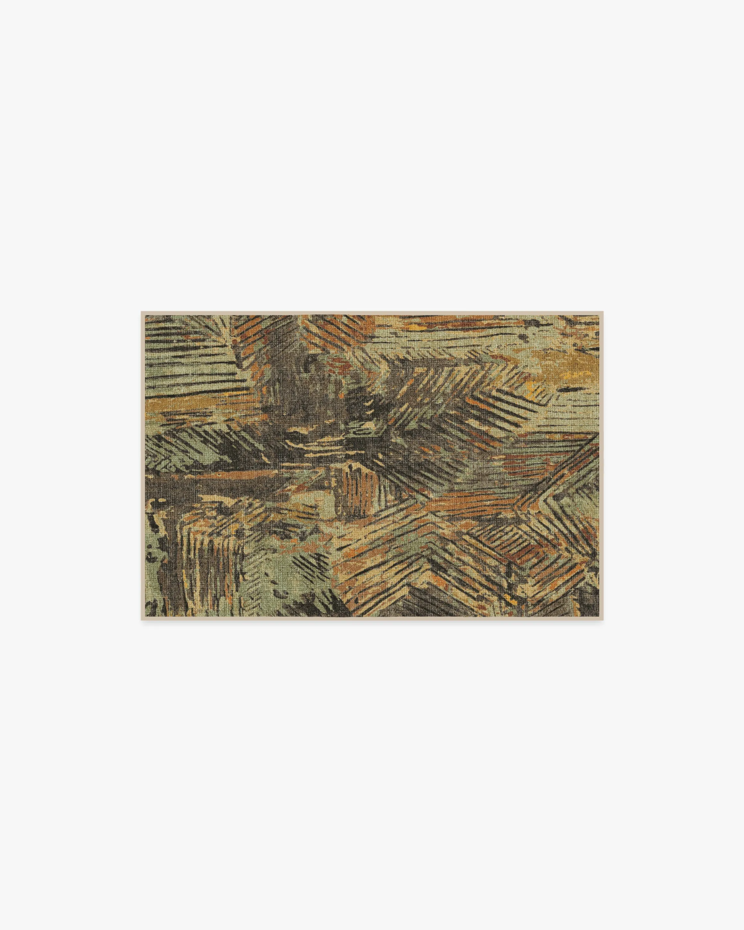 Malene Barnett Sgraffito Natural Multicolour Rug