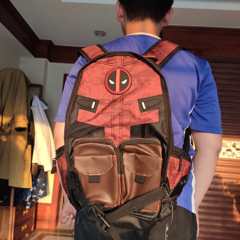 Marvel New Deadpool School Bag Deadpool Avengers Batman Travel Backpack School Bag