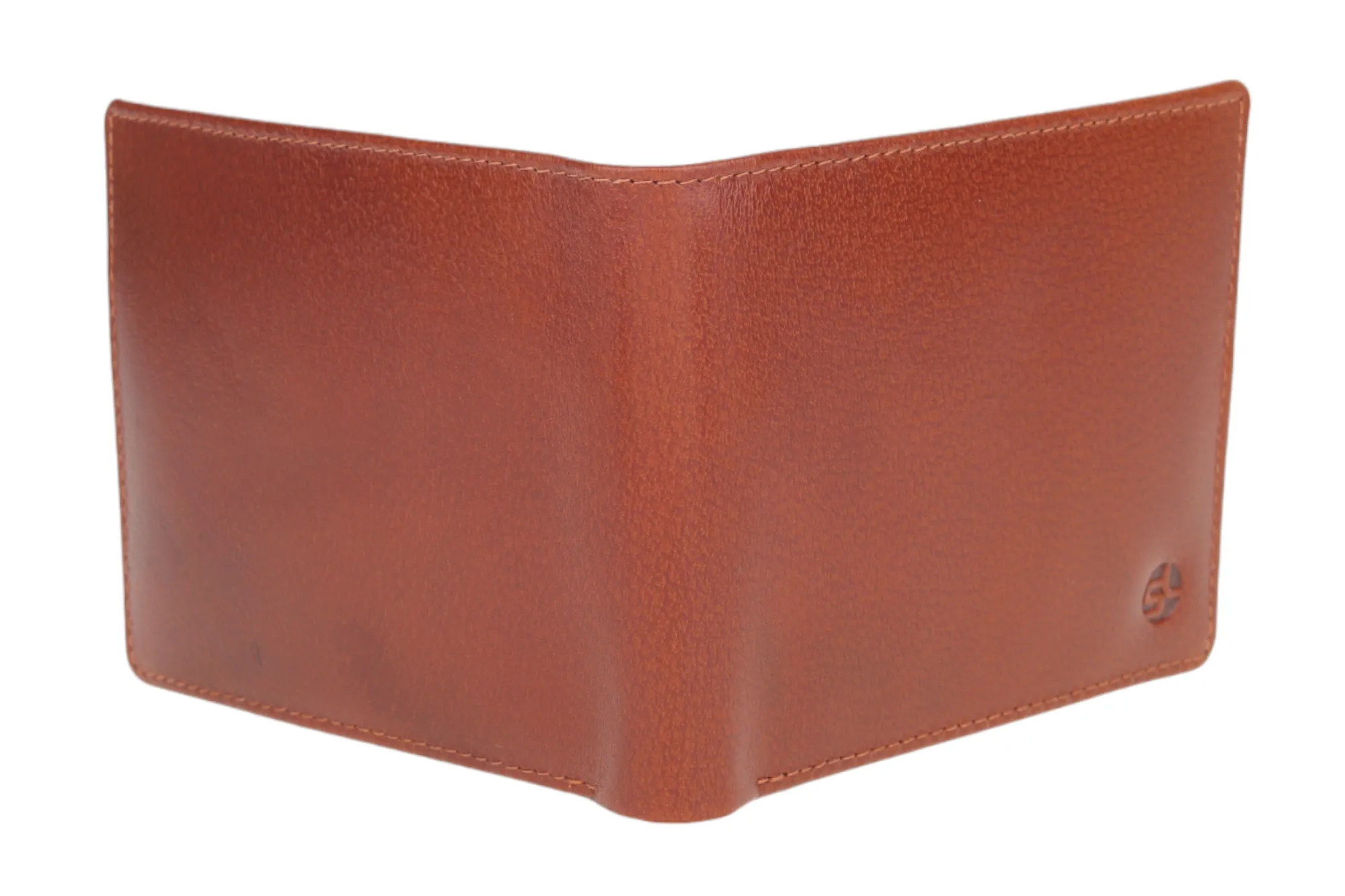 MENS LEATHER WALLET WITH KEY RING COMBO 94924 (BROWN)