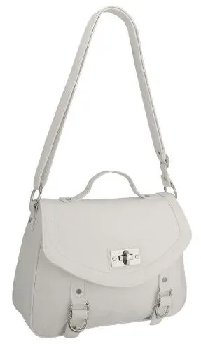 Metropolis Faux Leather Satchel Bag